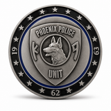 CHALLENGE COIN - K9 UNIT