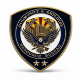 CHALLENGE COIN - Community & Employee Resources Bureau