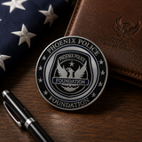 CHALLENGE COIN - PHOENIX POLICE FOUNDATION  FLAG