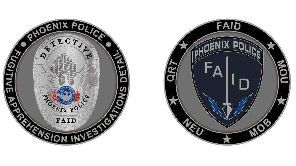 CHALLENGE COIN - FUGITIVE APPREHENSION INVESTIGATION DETAIL (FAID ...