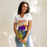 Women’s Retro Relaxed V-neck T-shirt